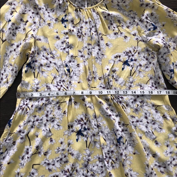 Women’s H&M floral textured woven dress Sz 8 - Picture 8 of 15